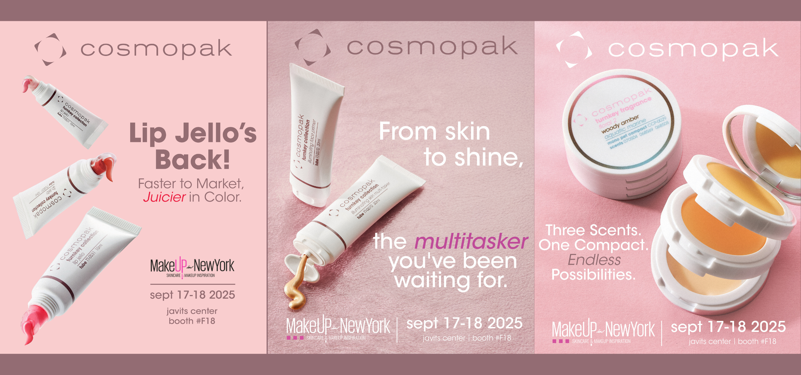 Cosmo Pak Inside the Buzz at MakeUp in New York with Cosmopak